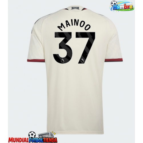 Camiseta Manchester United Kobbie Mainoo #37 Tercera Equipación Replica 2026-27 mangas cortas
